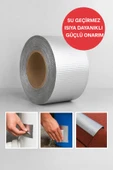 Su Geçirmez Isıya Dayanıklı Alüminyum Onarım Bandı 5cm x 5m – Güçlü Yapışkanlı Sızdırmaz Tamir Bandı - 2