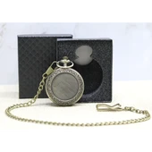 Özel Kutulu Baskıya Uygun Antik Köstekli Saat Alk4669 - 1