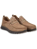 Forelli TANZA 46501-G Kum Erkek Deri Casual Ayakkabı thumbnail 3