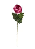 Yapay Çiçek Krizantem Fuşya 90cm Tek Dal Kumaş Çiçek Uzun Dal thumbnail 3