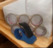 Koli Bantlama Makinesi + 6 Koli Bandı MAVİ RENK - 2