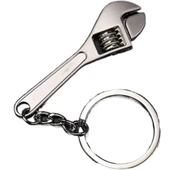 Fonksiyonel İngiliz Anahtarı Anahtarlık Metal Malzemeli Minyatür Anahtar Ucu Açılır Kapanır Gerçekçi Görünümlü Dekoratif Erkek Anahtarlık Araç Çanta Ev Anahtarı İçin Şık ve Pratik Anahtarlık Aksesuarı - 7