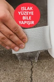 Su Geçirmez Isıya Dayanıklı Alüminyum Onarım Bandı 5cm x 5m – Güçlü Yapışkanlı Sızdırmaz Tamir Bandı - 4