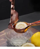 MyBru Rose Paslanmaz Çelik Limon Sıkacağı Narenciye sıkacağı (Büyük Boy) thumbnail 2