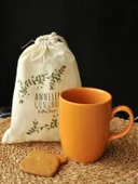 Anneler Günü Hediye Keseli Kupa Hardal  300 ml - 1