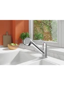 VitrA Punto A41192 Fonksiyonel Eviye Mutfak Bataryası ,Krom thumbnail 1