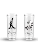 DeepCraft Best Quality Rakı Sözü Baskılı 2'li Rakı Kadehi 230 Ml thumbnail 1