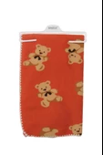 Bebitof Sevimli Ayıcıklar Desenli 90x100 cm Peluş Bebek Battaniye Kırmızı BBTF.KRMZ.95076 - 1