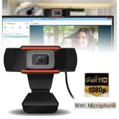 Webcam Orjınal 1080p Konferans Kamera Dahili Mikrofon Chat Görüntülü Sohbet Yayın Kamerası Hd Video - 1