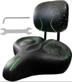 Sırt Destekli Bisiklet Sele Koltuğu Sırt Desteği ile Bisiklet Elektrikli Bisiklet Selesi Yeşil thumbnail 1