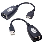 MN6 MN131S USB RJ45 Extender,Uzatma Kablosu, Tak-Çalıştır, Tüm USB Cihazlarla Uyumlu - 1