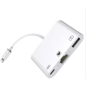 ZR461 Nk107 Lightning Çoklu Ethernet Adaptör - 1