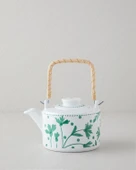 English Home Mintopia Porselen Demlik 850 ml Beyaz - Yeşil thumbnail 1