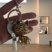 Hayvan Figürlü Anahtarlık Sevimli Tasarıma Sahip Gövdeli Anahtarlık Çanta Süsü Olarak da Kullanılabilen Dayanıklı ve Şık Aksesuar Hediyelik Ürün Olarak da Uygun Eğlenceli Anahtarlık Modeli thumbnail 6