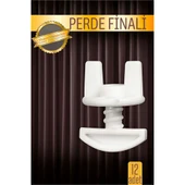 Perde Finali Perde Sonlandırıcı Stop Korniş Finali Sonu 12 Adet - 1