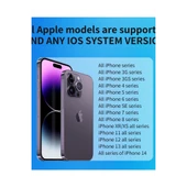 Endoskop Yılan Video Kamera İos Uyumlu Led’li 5 Metre 7 Mm Sert Kablo 2mp Full Hd - 6