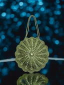 HASIR ÇANTA İNCİ TAŞLI YEŞİL - MODEL 202502 - 3