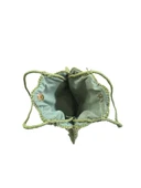 HASIR ÇANTA İNCİ TAŞLI YEŞİL - MODEL 202502 - 4