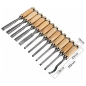 Profesyonel Ahşap Oyma Bıçak Seti 12 Parça - 1