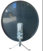 Kalın Saclı Siyah 80 cm Uydu Çanak Anteni thumbnail 2