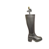 VENÜS 2552503K KALIN PLATFORM TOPUK KAYMAZ KADIN DERİ ÇİZME thumbnail 3