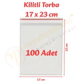 17x23 cm. Kilitli Torba (100 Adet) - 1