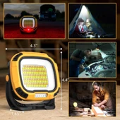 Şarj Edilebilir Çalışma Lambası - Wison - Çok Fonksiyonlu - Mıknatıs & Kancalı thumbnail 4