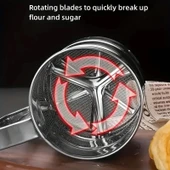 MyBru Metal Basmalı Un Eleği thumbnail 6