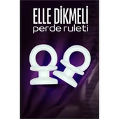 Elle Dikmeli Perde Düğmesi Perde Ruleti 38 ADET - 1
