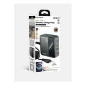 65w Masaüstü 4 Portlu Hızlı Şarj Cihazı İstasyonu 2xusb-a, 2xtype-c Giriş,1,5 Mt. Kablo - 5