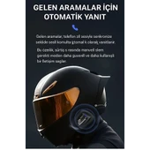 Y11 Bluetooth Kulaklık Mikrofonlu Motosiklet Kulaklığı İntercom Bt 5.3 - 3
