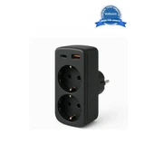 Çoklu Priz Yüksek Gerilim Korumalı 2’li Priz 1xusb 1xtype-c Çıkışlı Grup Priz Çoğaltıcı - 1