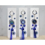 Metal Nazar Boncuğu Anahtarlık Alk3496 - 1
