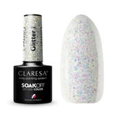 Claresa Kalıcı Oje Glitter Silver Simli Şeffaf 01 5gr thumbnail 1