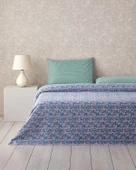 English Home Petit Chamomile Baskılı Tek Kişilik Pike Takımı 150x220 cm Pembe thumbnail 1