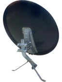 Kalın Saclı Siyah 70 cm Uydu Çanak Anteni thumbnail 1