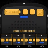 Şarj Edilebilir Çalışma Lambası - Wison - Çok Fonksiyonlu - Mıknatıs & Kancalı thumbnail 3