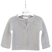 AC24333 Basic Bebe Ceket Grey Melange thumbnail 1
