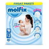 Molfix Bebek Bezi Fırsat Paketi 2 Beden 3-6 Kg 80 Adet thumbnail 1