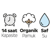 NessiWorld Natural Bebek Bezi Gross Paket 1 Beden 2-5 Kg 100 Adet thumbnail 2