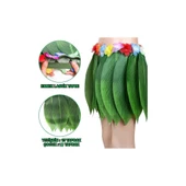 Tropikal Esintili Hawaii Yapraklı Parti Eteği Çocuk Boy thumbnail 5