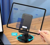 Katlanabilir Telefon Tutucu Stand Yuvarlak Tabanlı CM-074 thumbnail 4