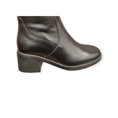 VENÜS 2551405K KALIN TOPUK KAYMAZ KLASİK DERİ KADIN ÇİZME thumbnail 6