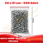 23x31 cm. Kilitli Torba (300 Adet) thumbnail 4