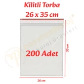 26x35 cm. Kilitli Torba (200 Adet) thumbnail 1