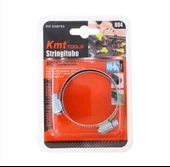 2'li set vidalı 40-63 mm ayarlanabilir galvanizli çelik gümüş renkli bahçe su hortumu kelepçe - 2