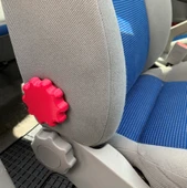 Golf koltuk sırt ayar çarkı makarası SİYAH renk 4822511 - 2