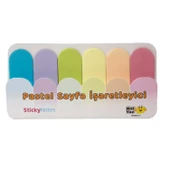 NotYaz Rainbow Pastel Smile Sayfa İşaretleyici 6 Renk x 10 Sayfa (PA-7578) thumbnail 2