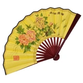 Çin Bambu Keten Kumaş Yelpaze Orta Çanta Boy No.8 thumbnail 2