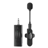 Ozmik K35D Bluetooth Mini Taşınabilir Kablosuz Mikrofon Yaka Mikrofon Hoparlör Wireless Microphone - 3